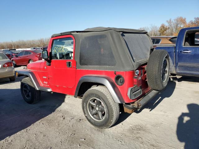 1J4FA39S44P729543 - 2004 JEEP WRANGLER X RED photo 2