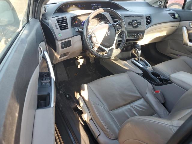 2HGFG3B06CH539051 - 2012 HONDA CIVIC EXL ნაცრისფერი ფოტო 8
