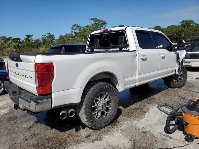 1FT8W2BT6MED50438 - 2021 FORD F250 SUPER DUTY WHITE photo 3