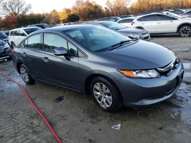 2HGFB2F54CH313735 - 2012 HONDA CIVIC LX CHARCOAL photo 4