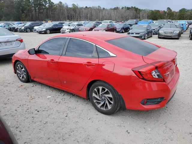 2HGFC2F71GH502153 - 2016 HONDA CIVIC EX RED photo 2