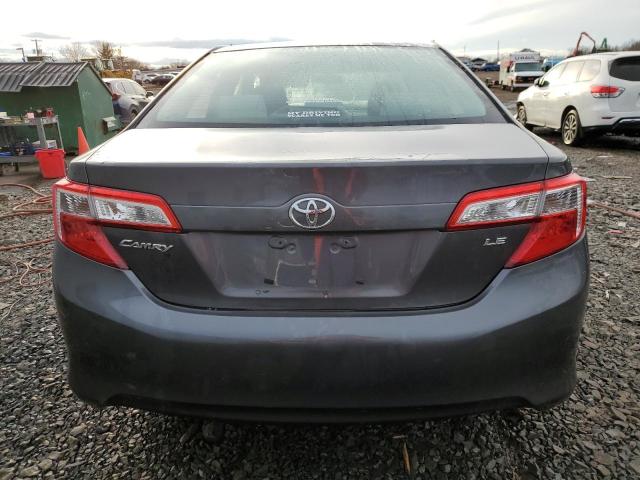 4T4BF1FK9DR278501 - 2013 TOYOTA CAMRY L GRAY photo 6