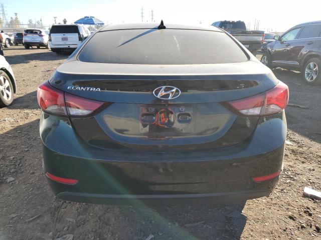 KMHDH4AE8FU342479 - 2015 HYUNDAI ELANTRA SE BLACK photo 6