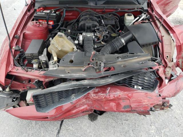 1ZVHT80N385106667 - 2008 FORD MUSTANG RED photo 11