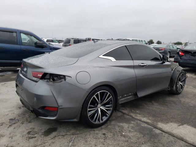 JN1CV7EL3HM320690 - 2017 INFINITI Q60 BASE GRAY photo 3