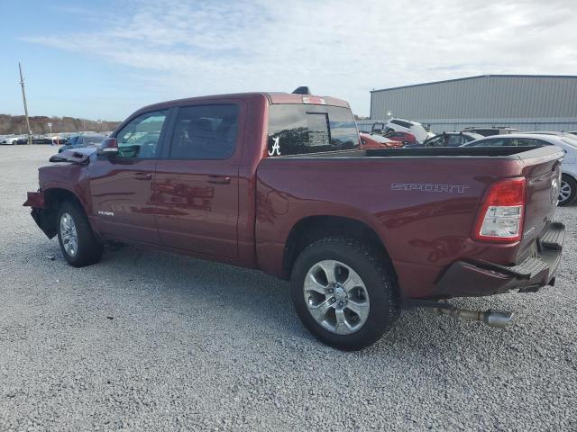 1C6SRFFT0NN343721 - 2022 RAM 1500 BIG HORN/LONE STAR MAROON photo 2