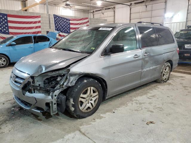 5FNRL38636B046683 - 2006 HONDA ODYSSEY EXL GRAY photo 1