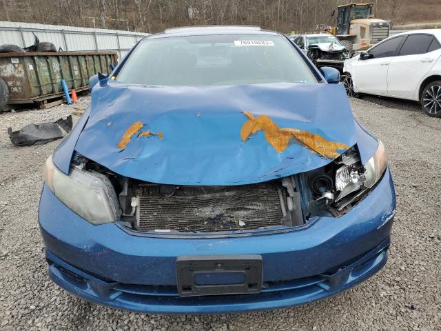 2HGFB2F85CH503053 - 2012 HONDA CIVIC EX BLUE photo 5