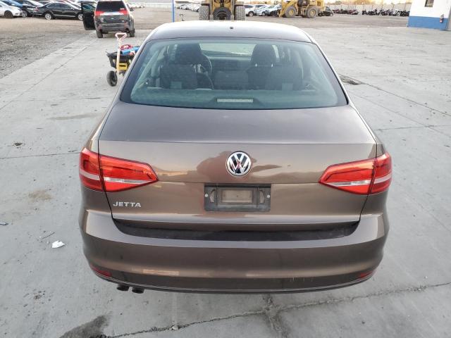 3VW2K7AJ0FM406642 - 2015 VOLKSWAGEN JETTA BASE TAN photo 6