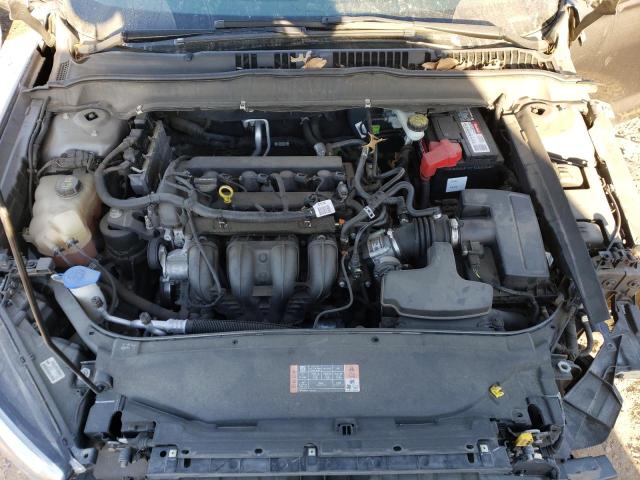 3FA6P0H76FR278164 - 2015 FORD FUSION SE GRAY photo 11