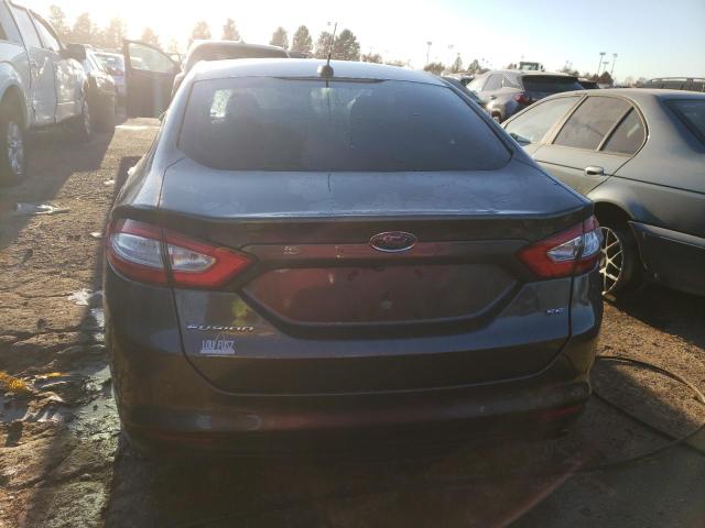 3FA6P0H76FR278164 - 2015 FORD FUSION SE GRAY photo 6