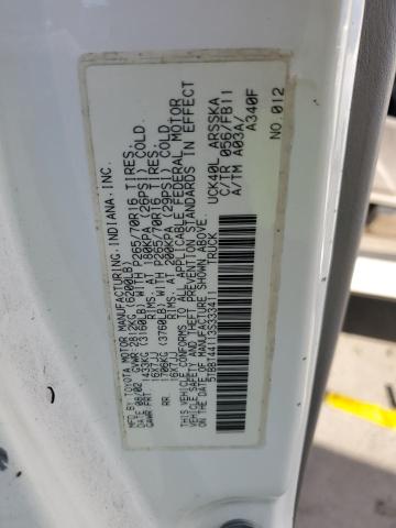 5TBBT44113S333411 - 2003 TOYOTA TUNDRA ACCESS CAB SR5 WHITE photo 12