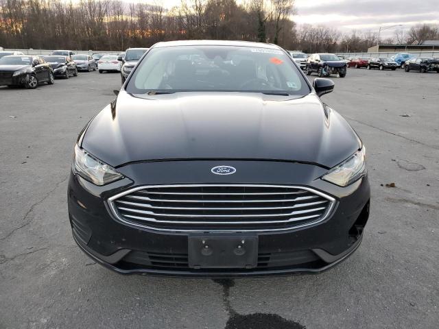 3FA6P0LU5KR121006 - 2019 FORD FUSION SE BLACK photo 5