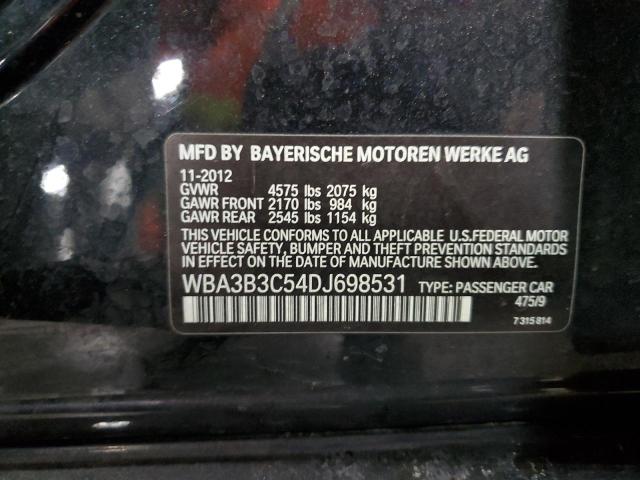 WBA3B3C54DJ698531 - 2013 BMW 328 XI BLACK photo 13