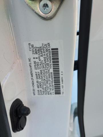 19UUB1F65LA008396 - 2020 ACURA TLX TECHNOLOGY 白色 照片 12