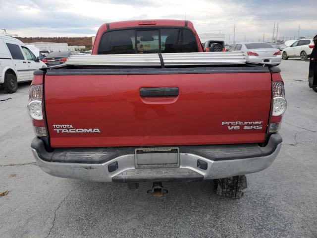 5TFTU4GN7CX018064 - 2012 TOYOTA TACOMA PRERUNNER ACCESS CAB RED photo 6