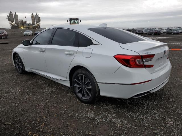 1HGCV1F56NA001020 - 2022 HONDA ACCORD EXL WHITE photo 2