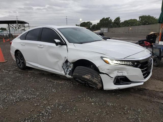 1HGCV1F56NA001020 - 2022 HONDA ACCORD EXL WHITE photo 4