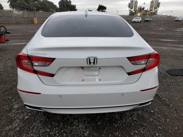 1HGCV1F56NA001020 - 2022 HONDA ACCORD EXL WHITE photo 6