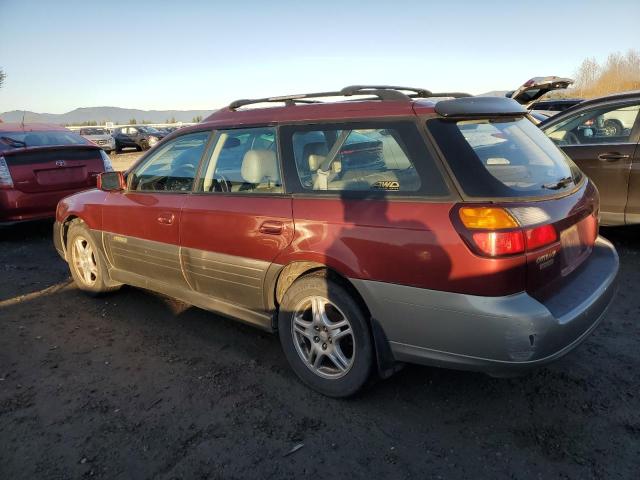 4S3BH686737651070 - 2003 SUBARU LEGACY OUTBACK LIMITED BURGUNDY photo 2