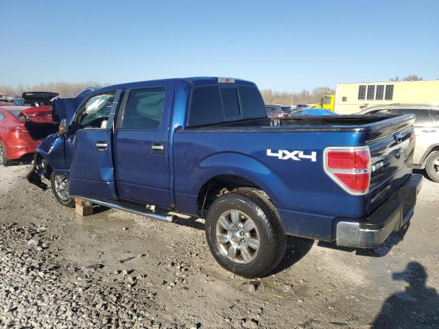 1FTFW1EV9AFB29789 - 2010 FORD F150 SUPERCREW BLUE photo 2