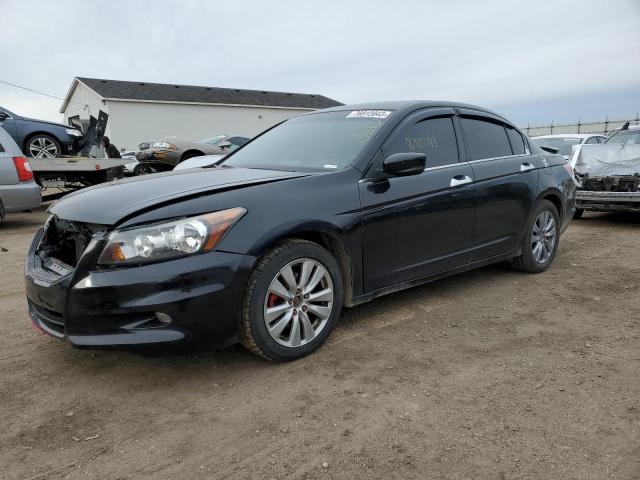 1HGCP3F86BA014183 - 2011 HONDA ACCORD EXL BLACK photo 1