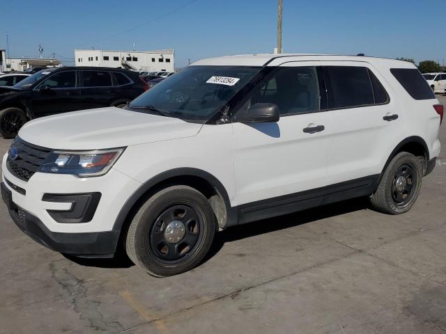 1FM5K8AR7KGB23070 - 2019 FORD EXPLORER POLICE INTERCEPTOR 白色 照片 1