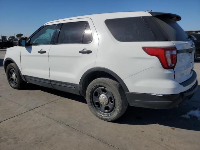 1FM5K8AR7KGB23070 - 2019 FORD EXPLORER POLICE INTERCEPTOR 白色 照片 2