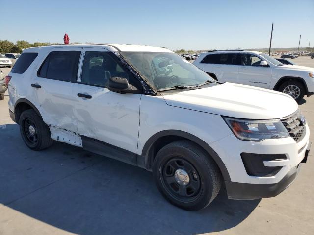 1FM5K8AR7KGB23070 - 2019 FORD EXPLORER POLICE INTERCEPTOR 白色 照片 4