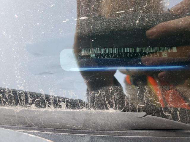 1G2AJ55F477337319 - 2007 PONTIAC G5 Bleu photo 12