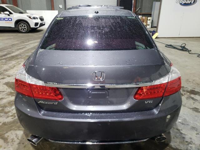 1HGCR3F82DA013643 - 2013 HONDA ACCORD EXL GRAY photo 6