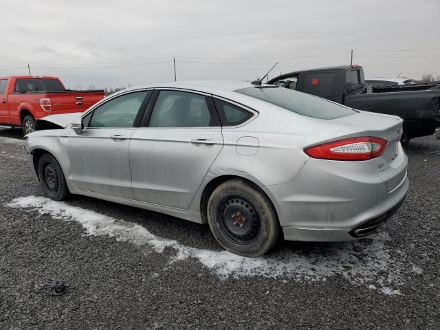 3FA6P0T94ER263217 - 2014 FORD FUSION SE SILVER photo 2