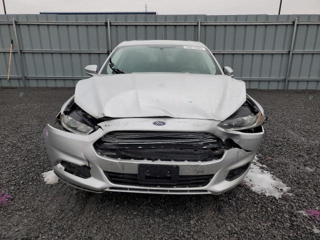 3FA6P0T94ER263217 - 2014 FORD FUSION SE SILVER photo 5