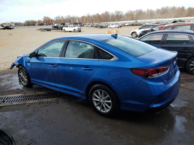 5NPE24AF8KH754912 - 2019 HYUNDAI SONATA SE BLUE photo 2