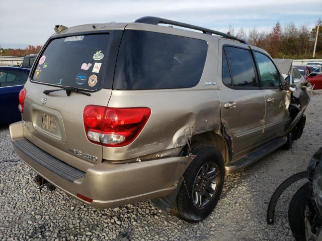 5TDBT48A45S250026 - 2005 TOYOTA SEQUOIA LIMITED GOLD photo 3