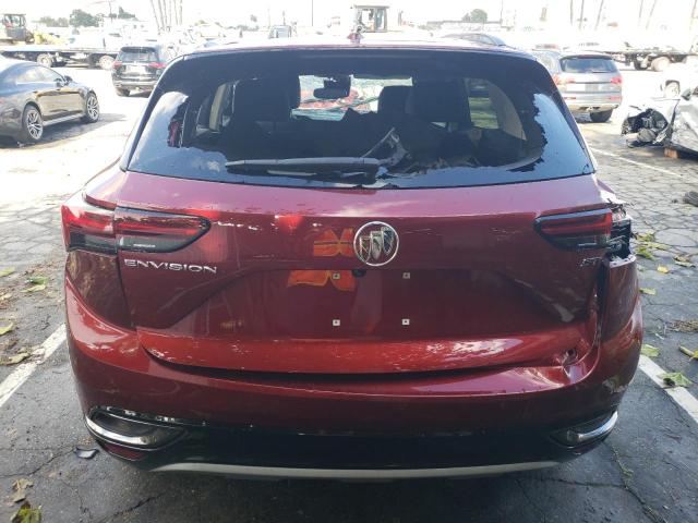 LRBAZLR47PD066421 - 2023 BUICK ENVISION PREFERRED RED photo 6