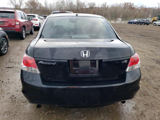 1HGCP36818A056950 - 2008 HONDA ACCORD EXL BLACK photo 6