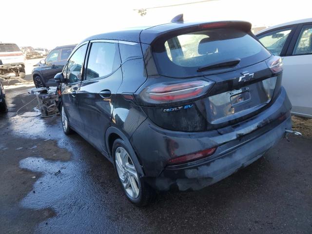 1G1FW6S07N4128477 - 2022 CHEVROLET BOLT EV 1LT BLACK photo 2