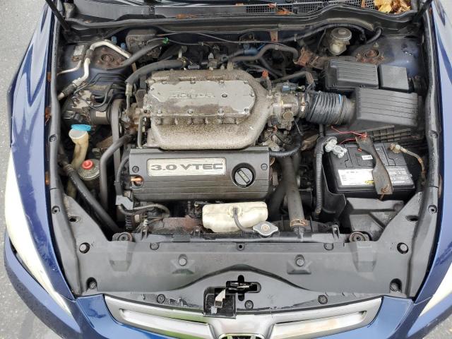 1HGCM66544A003864 - 2004 HONDA ACCORD EX BLUE photo 11