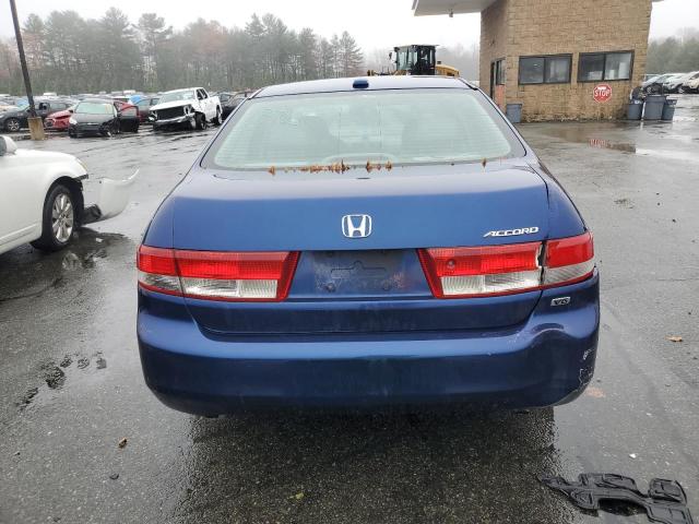 1HGCM66544A003864 - 2004 HONDA ACCORD EX BLUE photo 6