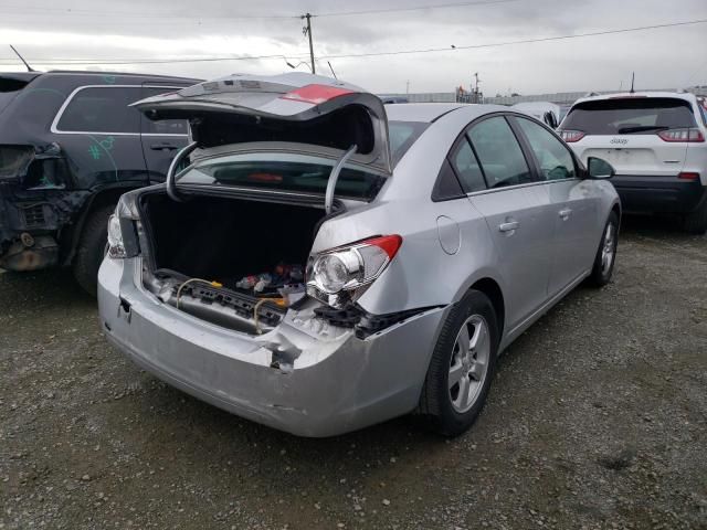 1G1PK5SB1E7436366 - 2014 CHEVROLET CRUZE LT SILVER photo 3