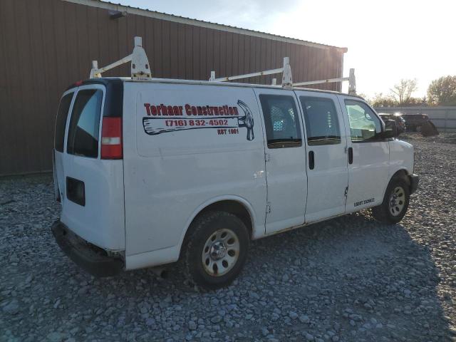 1GCSGAFX4E1158129 - 2014 CHEVROLET EXPRESS G1 WHITE photo 3