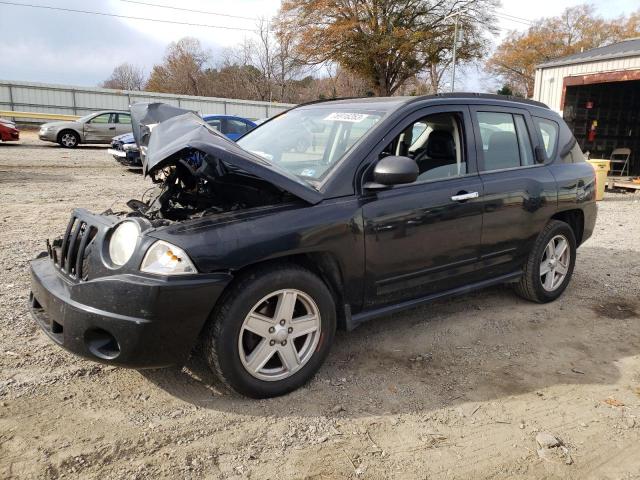 1J8FT47W68D661113 - 2008 JEEP COMPASS SPORT BLACK photo 1