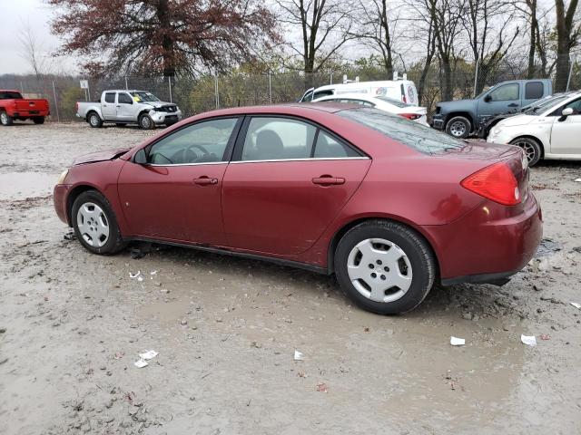 1G2ZF57B184121784 - 2008 PONTIAC G6 VALUE LEADER RED photo 2