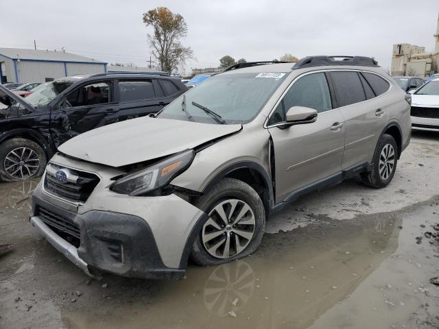 4S4BTACC4L3201653 - 2020 SUBARU OUTBACK PREMIUM BEIGE photo 1