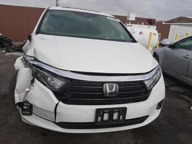 5FNRL6H96NB010898 - 2022 HONDA ODYSSEY ELITE WHITE photo 5