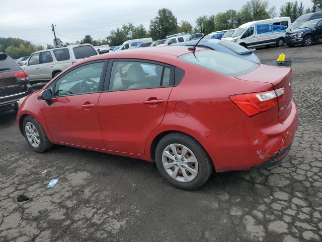 KNADM4A33D6267171 - 2013 KIA RIO LX RED photo 2