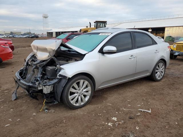 KNAFW4A35C5496913 - 2012 KIA FORTE SX SILVER photo 1