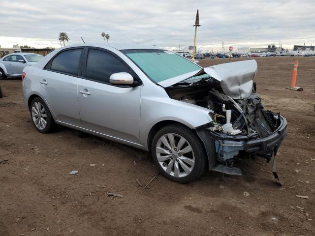 KNAFW4A35C5496913 - 2012 KIA FORTE SX SILVER photo 4