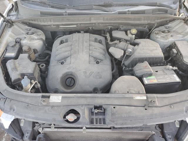 KM8NU13C18U040500 - 2008 HYUNDAI VERACRUZ GLS SILVER photo 12